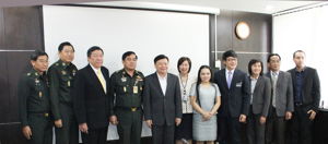 การลงนามบันทึกข้อตกลงในการจัดอบรมหลักสูตรผู้ประกาศในกิจการกระจายเสียงและกิจการโทรทัศน์ พ.ศ. 2557
