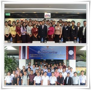 การจัดอบรมหลักสูตร Training Course under the Cooperation between Thailand and Lao PDR on ‘Techniques and Methodology for Spectrum Monitoring’ 