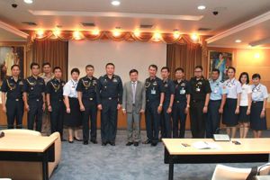 สำนักงาน กสทช. ตอนรับ คณะผู้ศึกษาดูงานจาก วิทยาลัยการทัพอากาศ กรมยุทธศึกษาทหารอากาศ