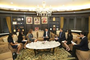 Deputy Secretary General Mr. Korkij Danchaivichit, has attended meeting with the Embassy of Israel Ms. Eden Pozin, Head of Economics and Trade Mission, Embassy of Israel in Thailand.